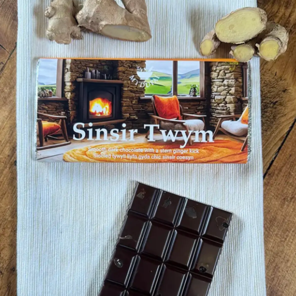 Sinsir Twym (Warm Ginger) Dark Chocolate - 100g