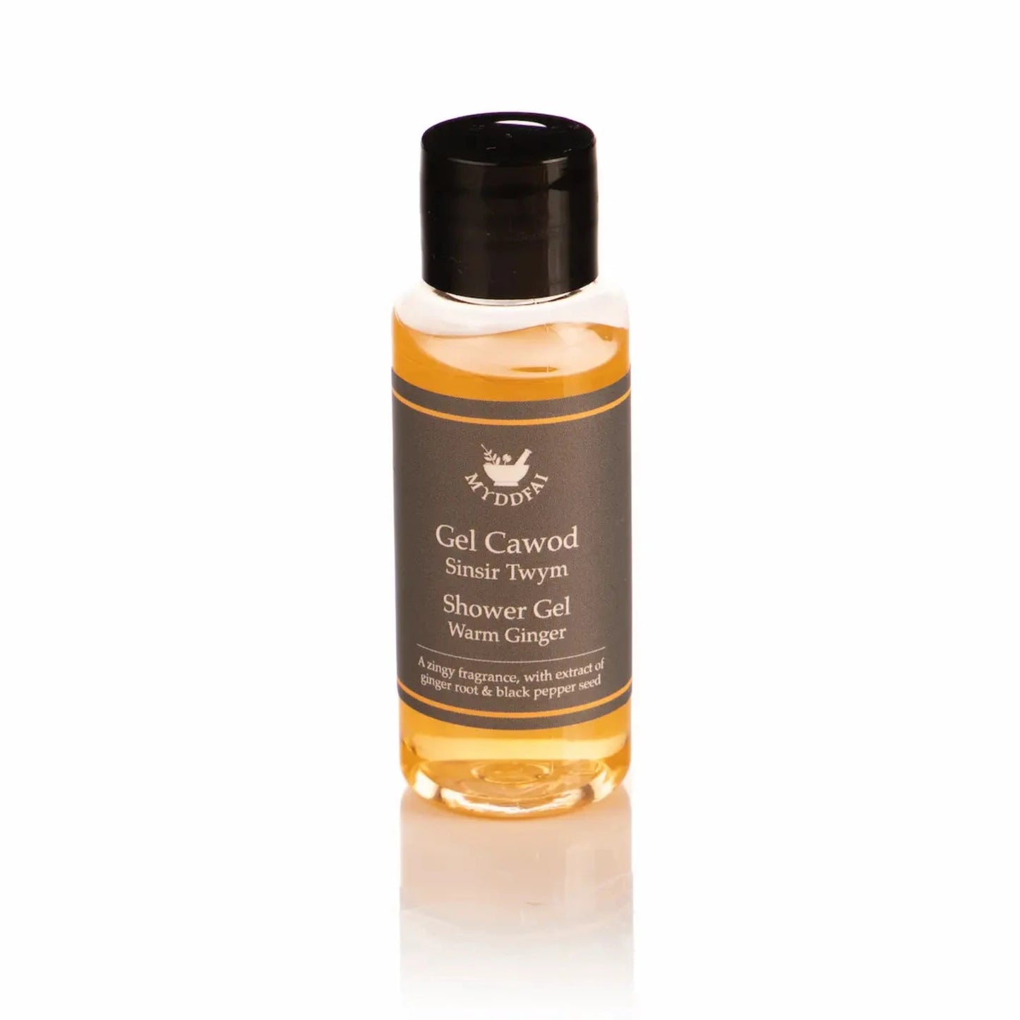 Myddfai Shower Gel Warm Ginger Gel Cawod Sinsir Twym 30ml (Pack 100)