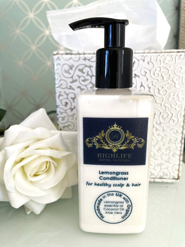 Lemongrass Hair Conditioner refillable 250ml - Personalised (Pack 3)