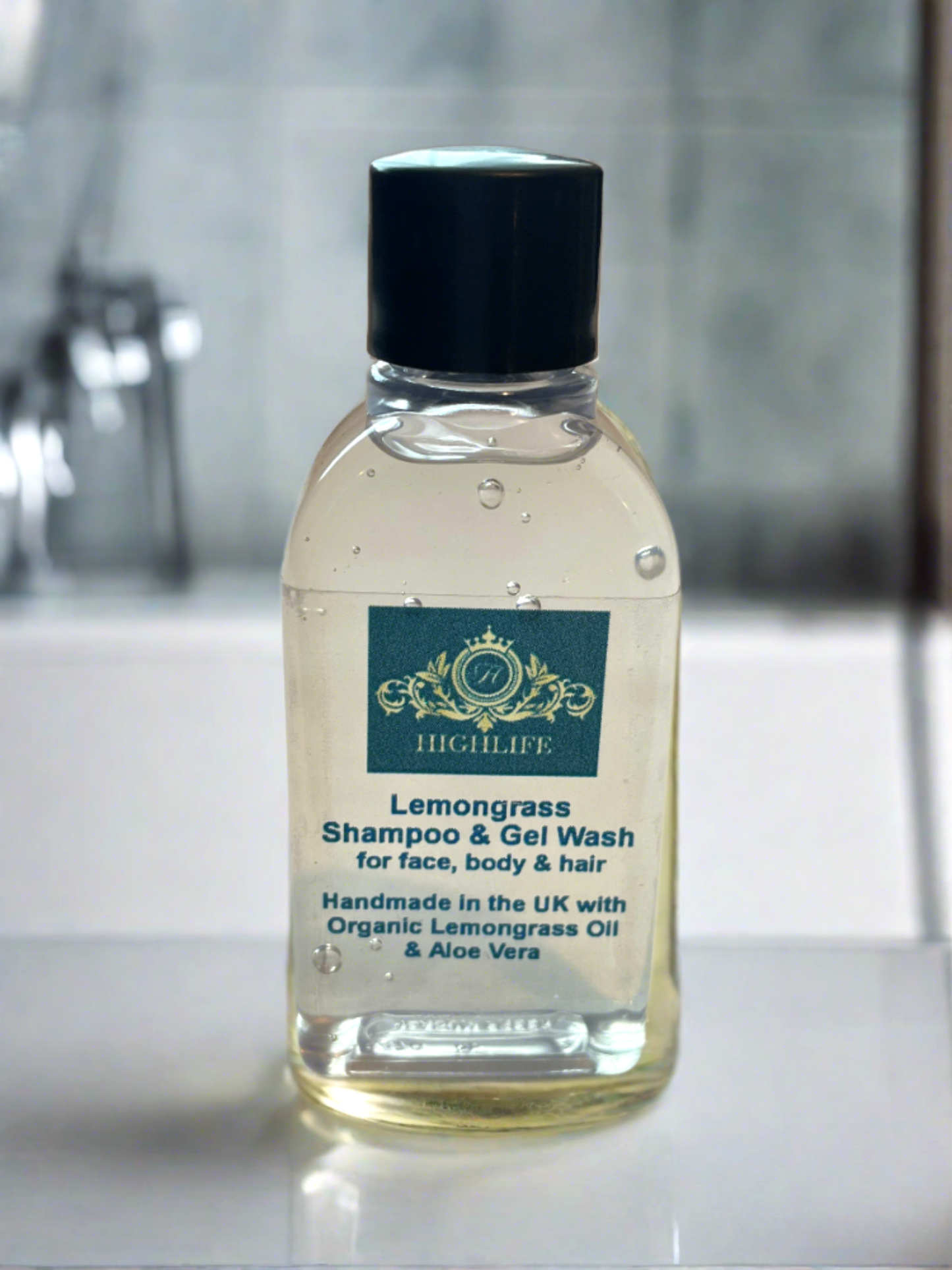 Lemongrass Shampoo & Gel Wash 25ml - Personalised  (Pack 10)